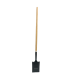 RACE - Tear-Off Spade w/Premium Northern ash Long Wood Handle - Heel or No Heel Option - 