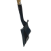 RACE - Tear-Off Spade w/Premium Northern ash Long Wood Handle - Heel or No Heel Option - 