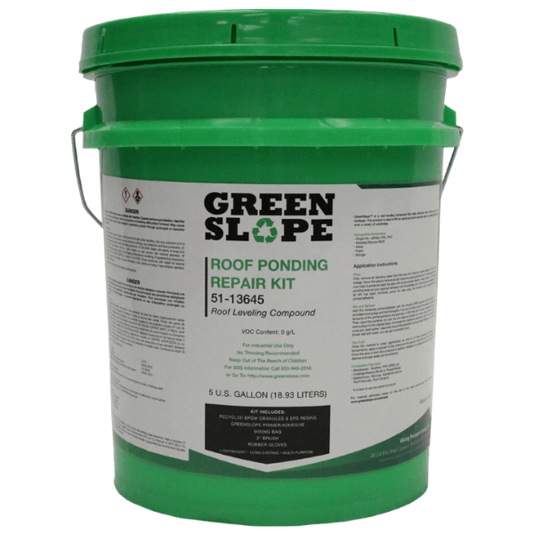 GreenSlope GS-KIT - Roof Leveling Kit - Ponding Repair Kit, 5 Gal.