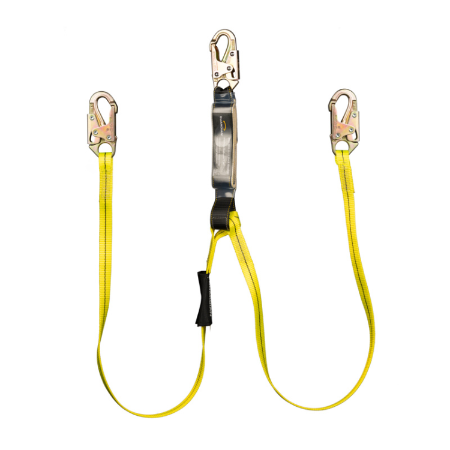 Guardian Fall Protection 01230 - 6 ft. Double-Leg, Pack-Type Lanyard