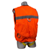 Guardian Fall Protection 02120 Construction Tux Orange Mesh w/ PT Legs, Back D-ring, Side D-rings Size L  - GUA-02120-L