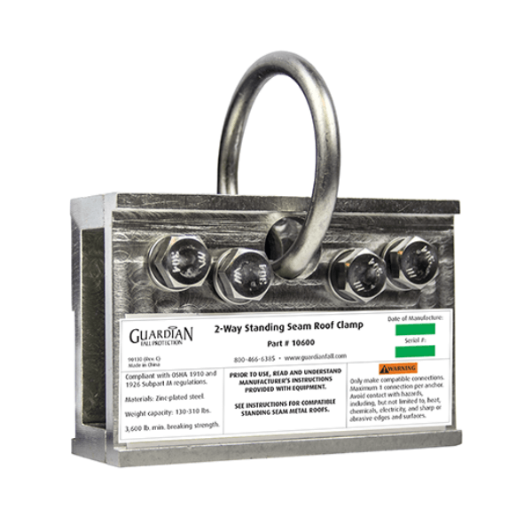 Guardian 10600 Two Way Standing Seam Roof Anchor