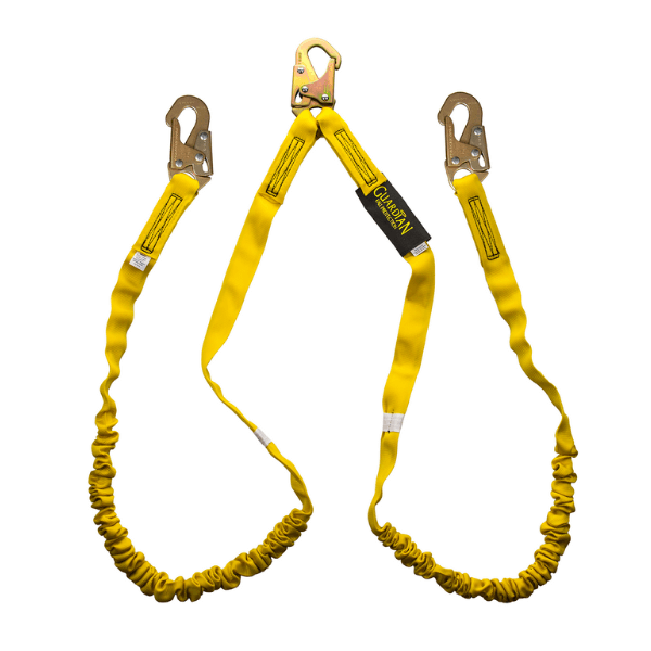 Guardian 11202 6 ft. Internal Shock (Tubular) Lanyard - Double Leg