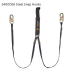 Guardian Fall Protection - Arc Flash Shock Absorbing Fixed Lanyard, Dual Leg, Web Loop