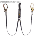 Guardian Fall Protection - Arc Flash Shock Absorbing Fixed Lanyard, Dual Leg, Web Loop