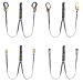 Guardian Fall Protection - Arc Flash Shock Absorbing Fixed Lanyard, Dual Leg, Web Loop