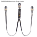 Guardian Fall Protection - Arc Flash Shock Absorbing Fixed Lanyard, Dual Leg with Hooks - 