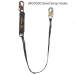 Guardian Fall Protection - Arc Flash Shock Absorbing Fixed Lanyard, Single Leg, with Hooks