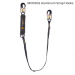 Guardian Fall Protection - Arc Flash Shock Absorbing Fixed Lanyard, Single Leg, with Hooks