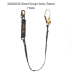 Guardian Fall Protection - Arc Flash Shock Absorbing Fixed Lanyard, Single Leg, with Hooks