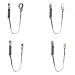 Guardian Fall Protection - Arc Flash Shock Absorbing Fixed Lanyard, Single Leg, with Hooks