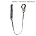 Guardian Fall Protection - Arc Flash Shock Absorbing Fixed Lanyard, Web Loop, with Hook