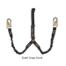 Guardian Fall Protection - Arc Flash Shock Absorbing Stretch Lanyard - Dual Leg - Web Loop