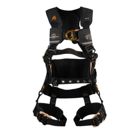 Guardian Fall Protection - B7-Comfort Arc Harness, Waist Pad, Sternal D-Ring, QC-QC
