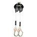 Guardian Fall Protection - CR3-EDGE Class 2, Double Leg, Cable, Self-Retracting Lifeline - 8 ft.  - 