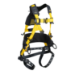Guardian Defender Ultra Harness with Waist Pad - Pass-Through Chest, Tongue Buckle Legs, 3-D - 