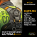 Guardian Defender Ultra+ Harness with Waist Pad, w/ Hip D-Rings - Quick-Connect Chest and Tongue Buckle Legs - 