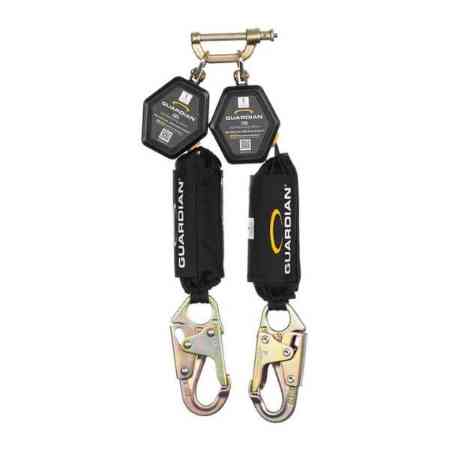 Guardian Fall Protection - CR5 Class 1, Dual Leg, Web, Self-Retracting Lifeline - 6 ft.