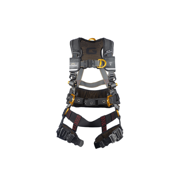 Guardian Fall Protection - B7 Comfort Harness with Waist Pad, QC Leg, Hip and Sternal D-Ring (4D)