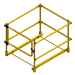 JL Industries Compression Series – Roof Hatch Safety Railing