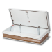JL Industries RHDG-2WT 30 × 54 Roof Hatch – Diamond Series, White Powder Coat
