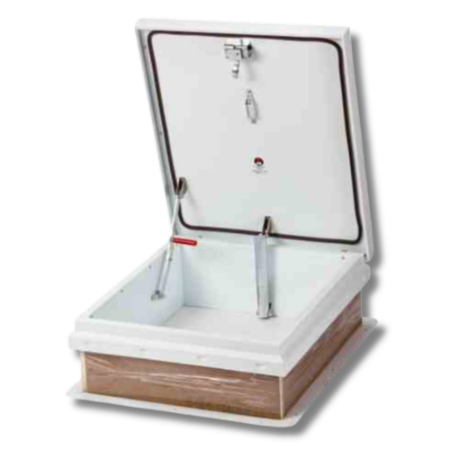 JL Industries RHDG-4WT 36 × 36 Roof Hatch – Diamond Series, White Powder Coat