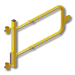 JL Industries SHG-2436 Self-Closing Safety Gate – 24–36 Adjustable, Yellow Powder Coat