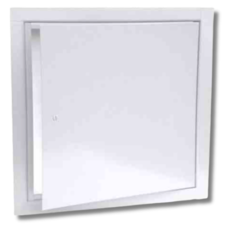 JL Industries TM-0808CW 8 × 8 Fire-Rated Uninsulated Access Panel – 1½-Hour Ceiling, White Powder Coat