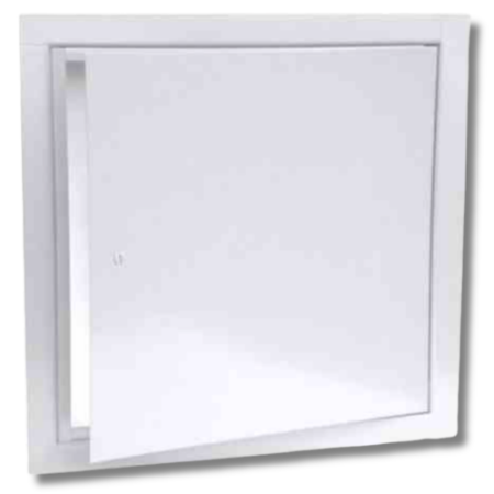 JL Industries TM-1010CW 10 × 10 Fire-Rated Uninsulated Access Panel – 1½-Hour Ceiling, White Powder Coat
