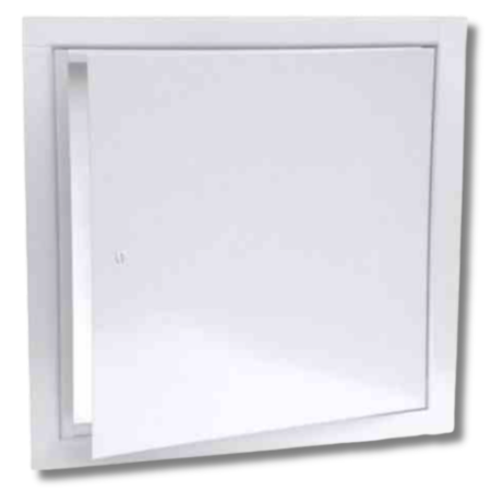 JL Industries TM-1212CW 12 × 12 Fire-Rated Uninsulated Access Panel – 1½-Hour Ceiling, White Powder Coat