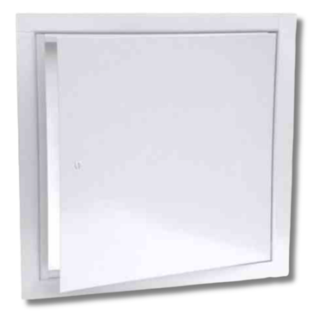 JL Industries TM-1218CW 12 × 18 Fire-Rated Uninsulated Access Panel – 1½-Hour Ceiling, White Powder Coat