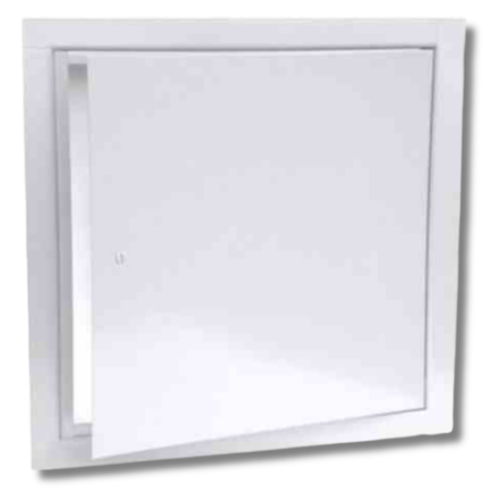 JL Industries TM-1224CW 12 × 24 Fire-Rated Uninsulated Access Panel – 1½-Hour Ceiling, White Powder Coat