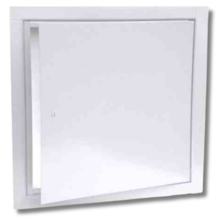 JL Industries TM-1414CW 14 × 14 Fire-Rated Uninsulated Access Panel – 1½-Hour Ceiling, White Powder Coat