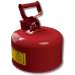Justrite 7110100 - Type I Red Gas Can - 1 Gal.