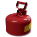 Justrite 7110100 - Type I Red Gas Can - 1 Gal.