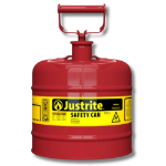 Justrite 7120100 - Type I Red Gas Can - 2 Gal.