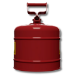 Justrite 7120100 - Type I Red Gas Can - 2 Gal.