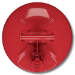 Justrite 7125100 - Type I Red Gas Can - 2.5 Gal.