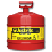 Justrite 7150100 - Type I Red Gas Can - 5 Gal.