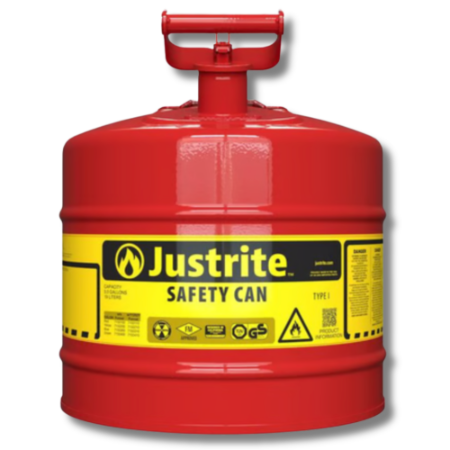 Justrite 7150100 - Type I Red Gas Can - 5 Gal.