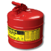 Justrite 7150100 - Type I Red Gas Can - 5 Gal.