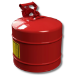 Justrite 7150100 - Type I Red Gas Can - 5 Gal.