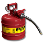 Justrite 7220120 - Type II Accuflow Red Gas Can, 2 Gal. w/ 5/8 in. Hose