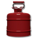 Justrite 7220120 - Type II Accuflow Red Gas Can, 2 Gal. w/ 5/8 in. Hose