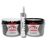 Karnak - 502MS Karna-Flex Sealant, 3 gallon Karnak, 502MS Karna-Flex, KAR-502MS-3, 3 gallon roof sealant, rubberized mastic, flashing sealant, flexible roof patch, waterproof roof coating, thermoplastic rubber cement, brush-grade sealant, cold applied roof sealant, wet surface roof repair