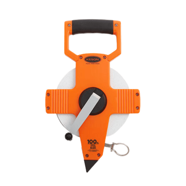 Keson NR18200 - Nylon-Reinforce Steel Blade Long Tape Measure, 200 ft