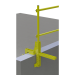 Leading Edge Safety RB-01-P-000 - RaptorRail Perimeter Guardrail Base Assembly Only - AES-RB-01-P-000
