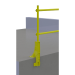 Leading Edge Safety RB-01-P-000 - RaptorRail Perimeter Guardrail Base Assembly Only - AES-RB-01-P-000