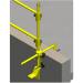 Leading Edge Safety - Raptor All-In-One Guardrail 200 ft. System - RR-ALL-IN-1-20-10