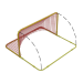 Leading Edge Safety SN-6-6-C - Raptor Collapsible SKYNET 6x6 Skylight Fall Protection System - AES-SN-6-6-C
